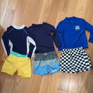 3T Kids Swim Set - Blue, Yellow, Black